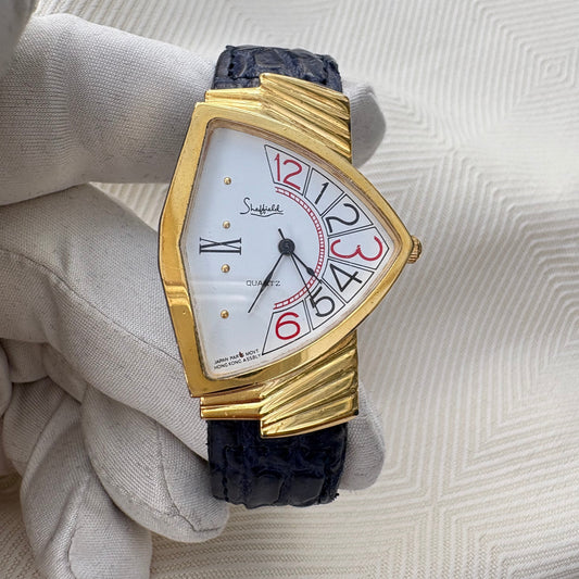 SHEFFIELD HALF MOON VINTAGE JAPAN QUARTZ PRELOVED WATCH