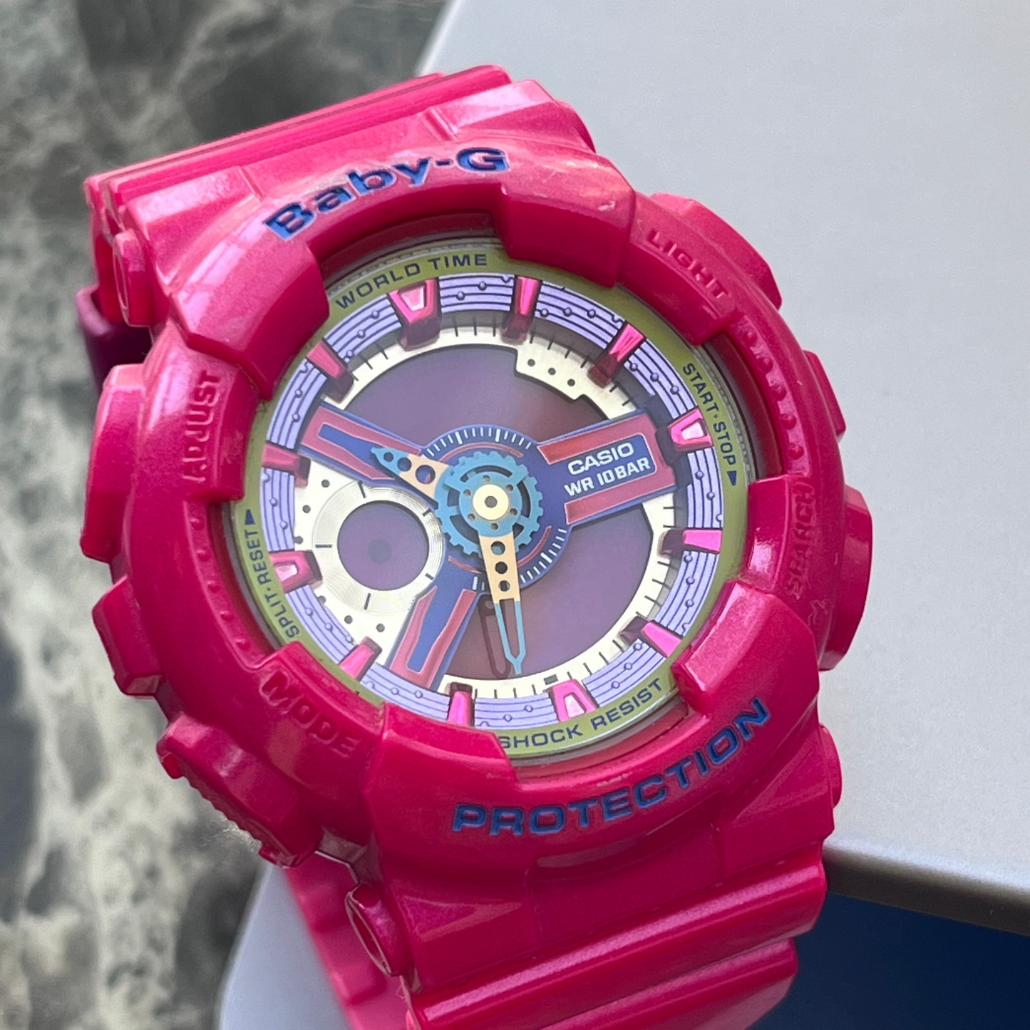 CASIO BABY-G BA-112 ANALOG-DIGITAL QUARTZ JAPAN PRE-LOVED WATCH