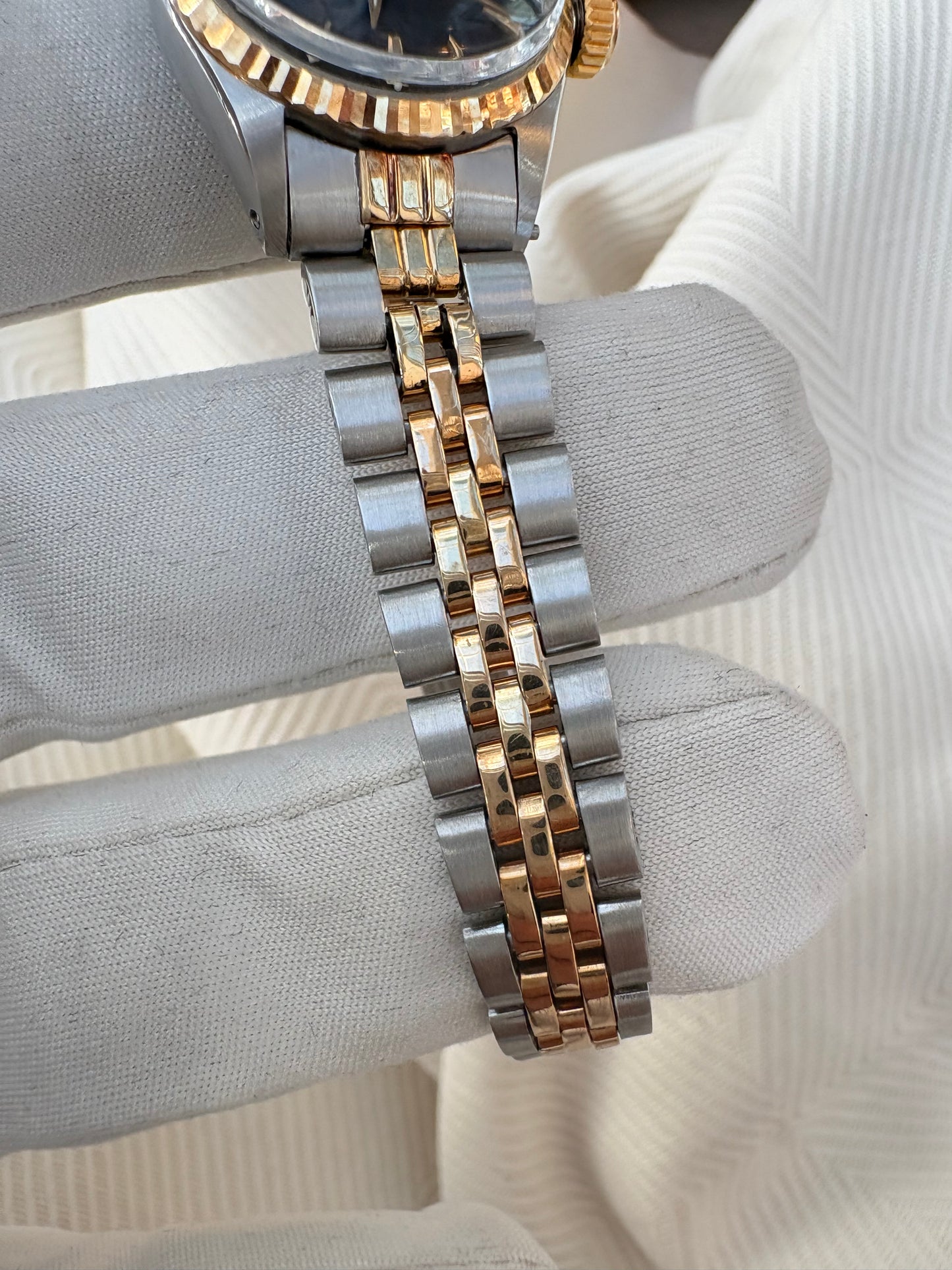 ROLEX DATEJUST LADIES GOLD&STEEL AUTOMATIC SWISS PRELOVED WATCH