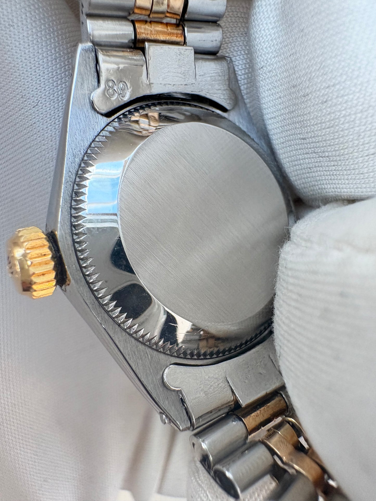 ROLEX DATEJUST LADIES GOLD&STEEL AUTOMATIC SWISS PRELOVED WATCH