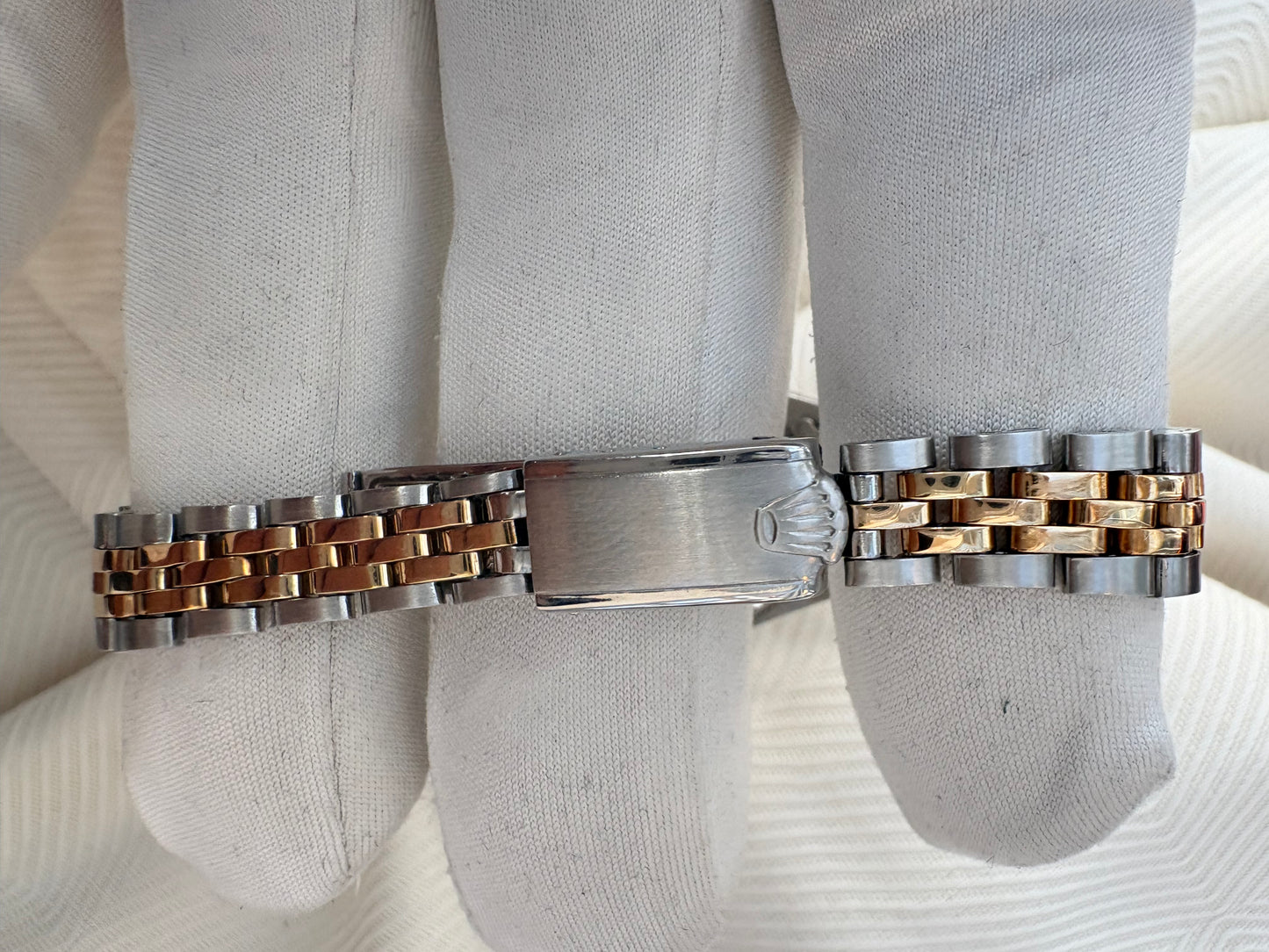ROLEX DATEJUST LADIES GOLD&STEEL AUTOMATIC SWISS PRELOVED WATCH