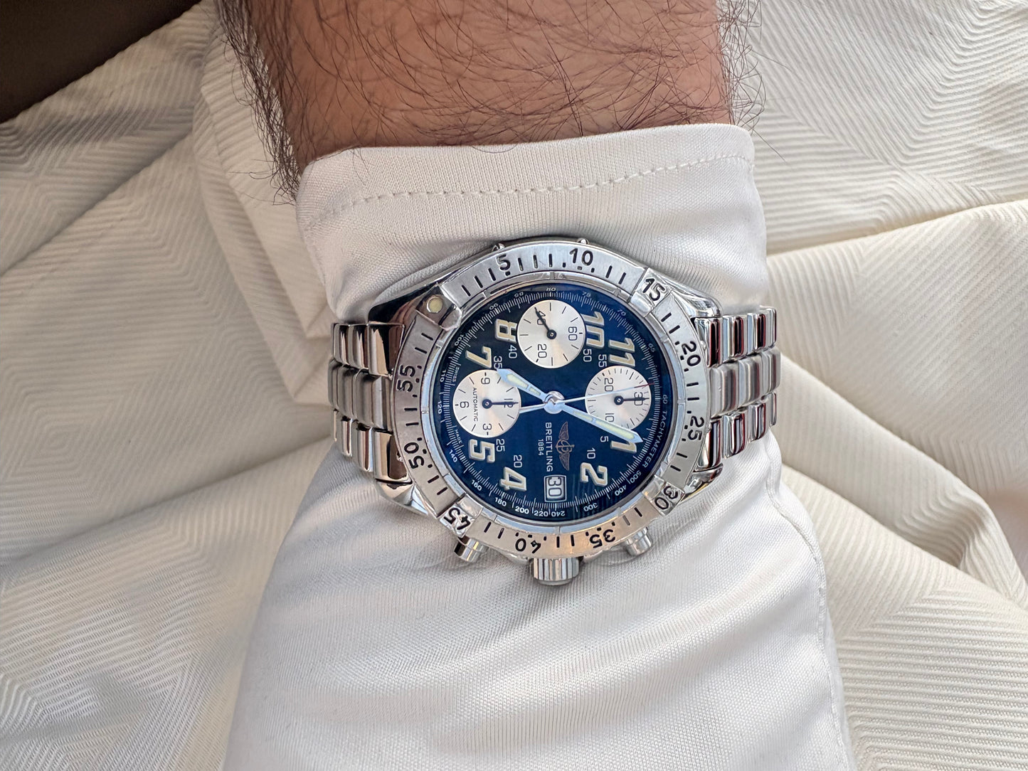 BREITLING COLT AUTOMATIC CHRONOGRAPH PRELOVED SWISS WATCH