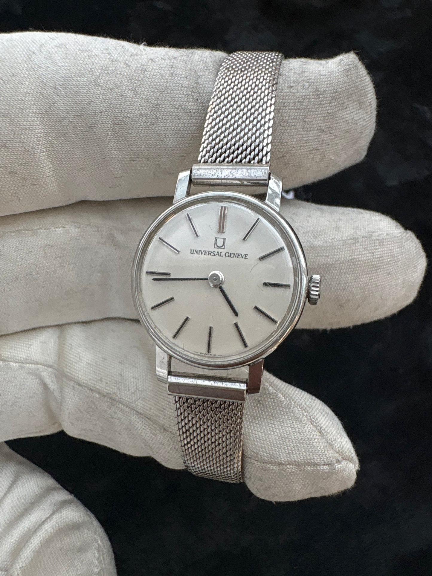 UNIVERSAL GENEVE LADIES MANUAL WINDING SWISS PRE-OWNED WATCH