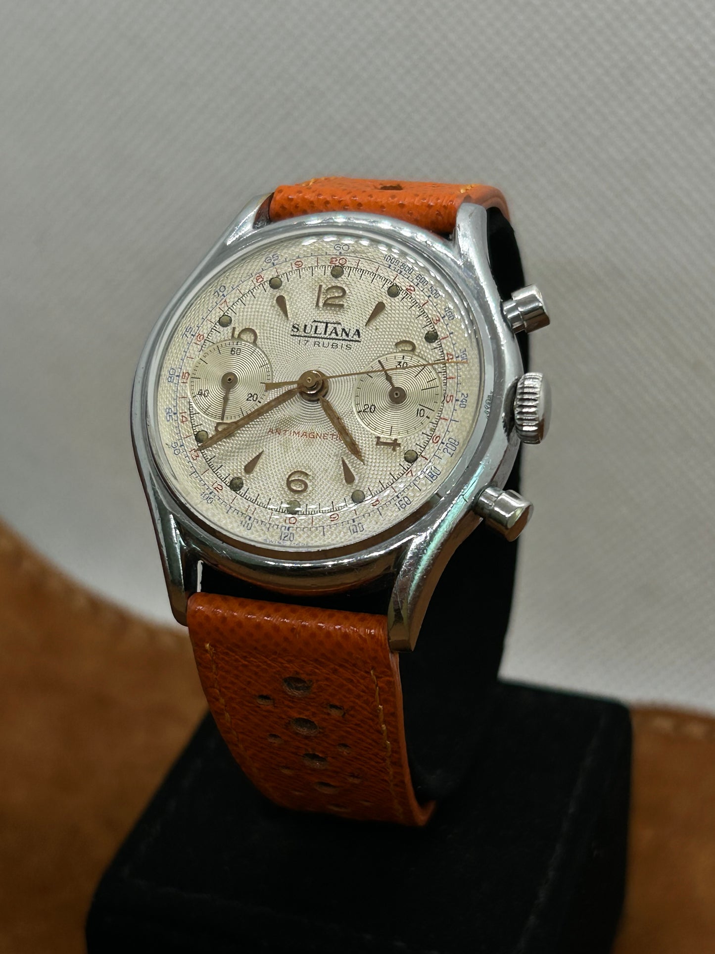 SULTANA MANUAL WINDING CHRONOGRAPH LANDERON 48 SWISS