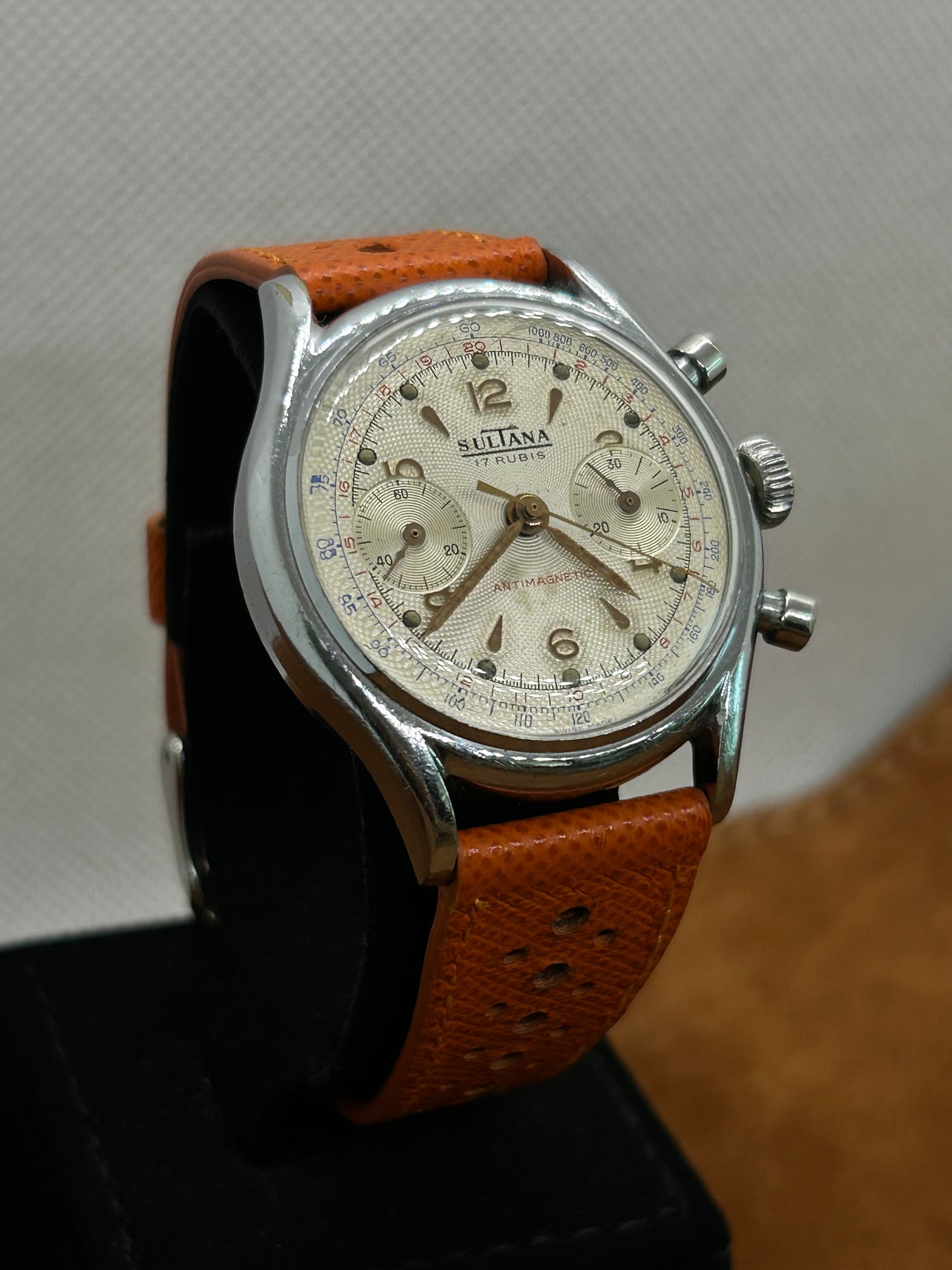 SULTANA MANUAL WINDING CHRONOGRAPH LANDERON 48 SWISS