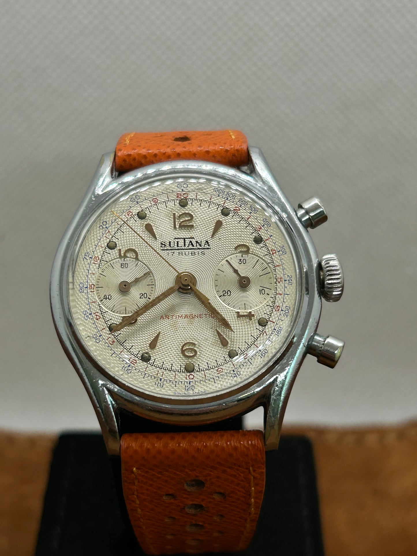 SULTANA MANUAL WINDING CHRONOGRAPH LANDERON 48 SWISS