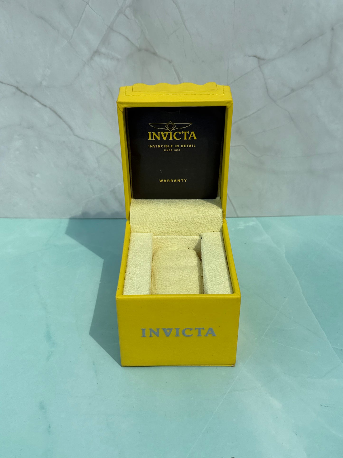 INVICTA ORIGINAL YELLOW WATCH BOX