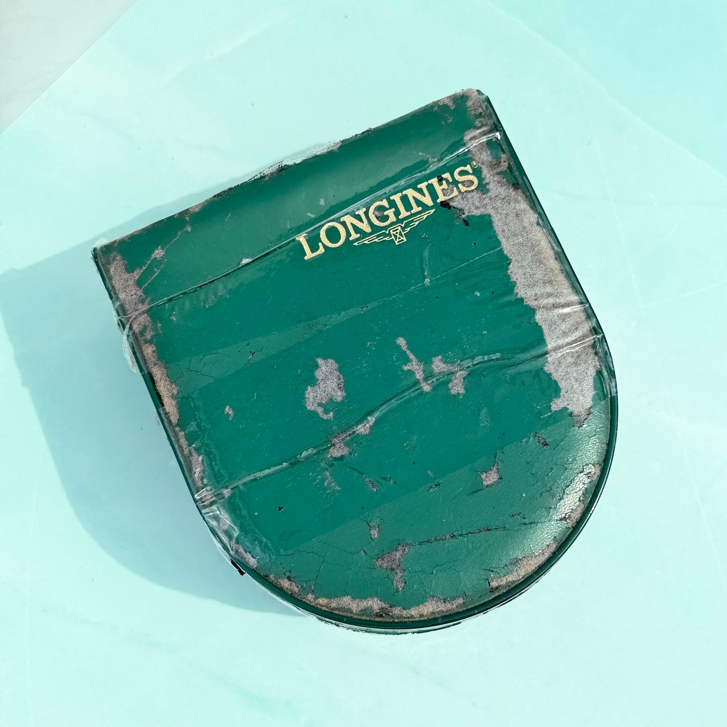 LONGINES ORIGINAL GREEN VINTAGE WATCH PRESENTATION BOX