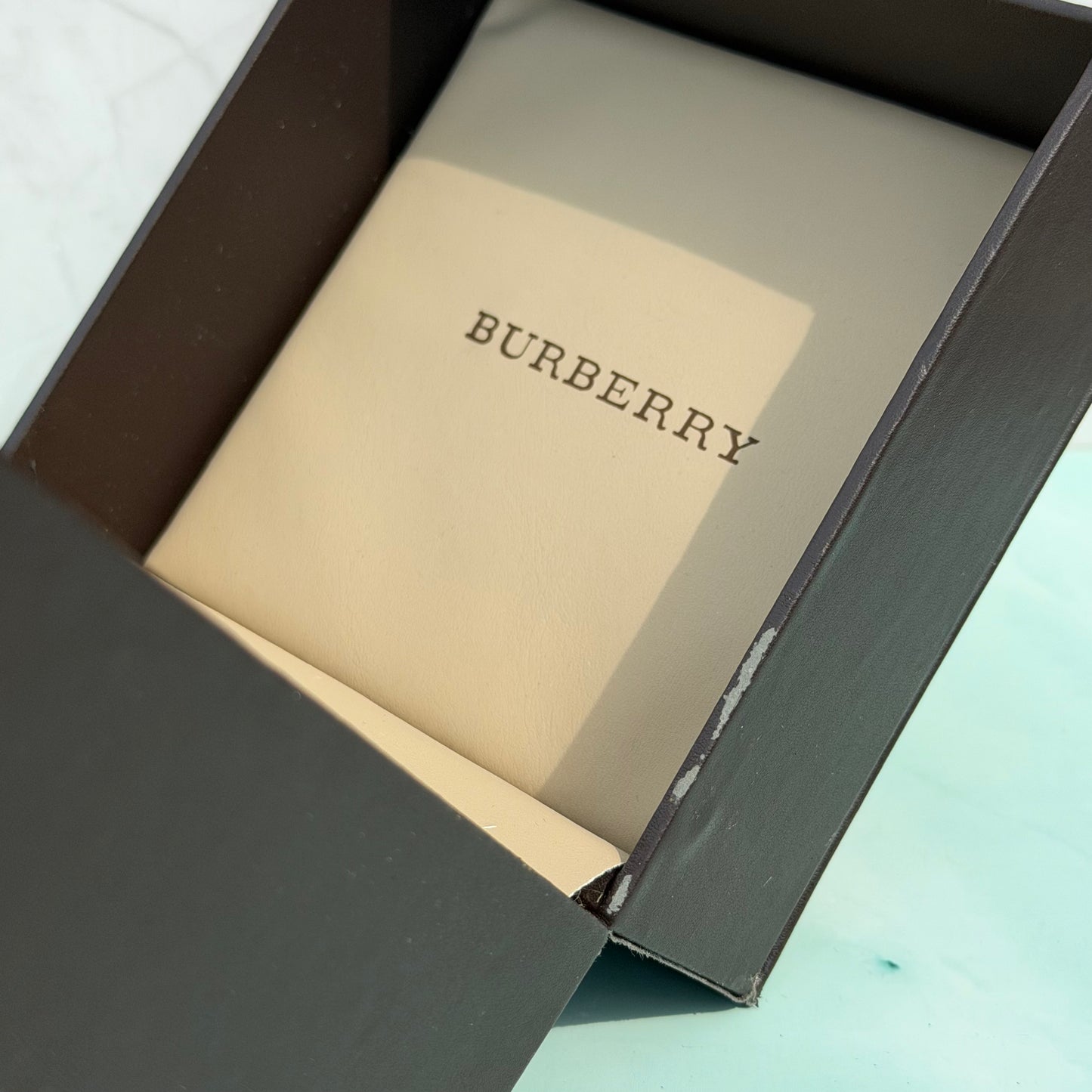 BURBERRY ORIGINAL WATCH PRESENTATION BOX WITH OUTER SLEEVE
