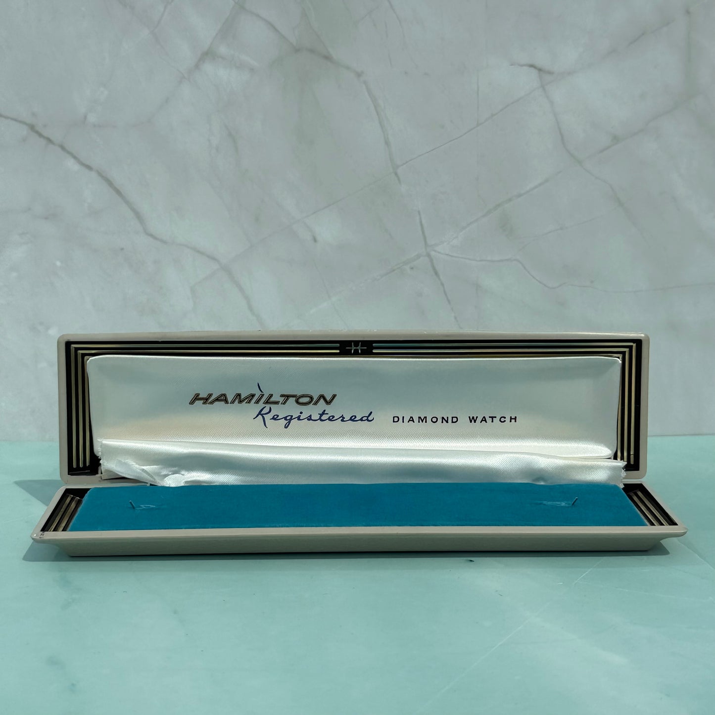HAMILTON REGISTERED DIAMOND WATCH PRESENTATION BOX