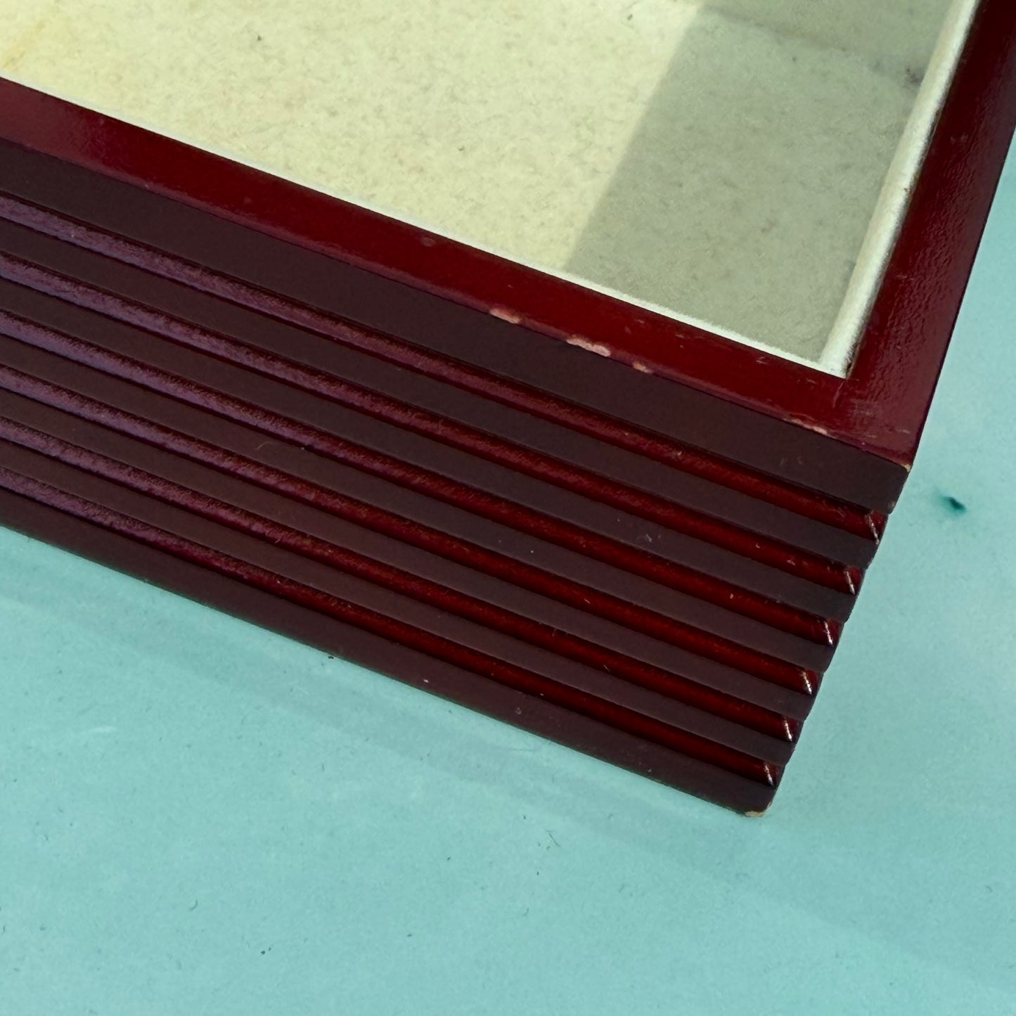 CONTINENTAL SWISS MADE WATCH PRESENTATION BOX RED WOOD FINISH