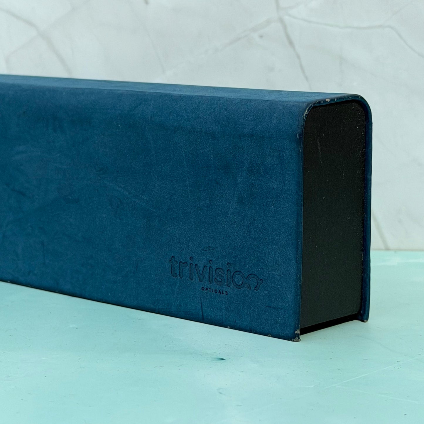 TRIVISION OPTICALS BLUE EYEGLASSES SUNGLASSES PRESENTATION STORAGE BOX