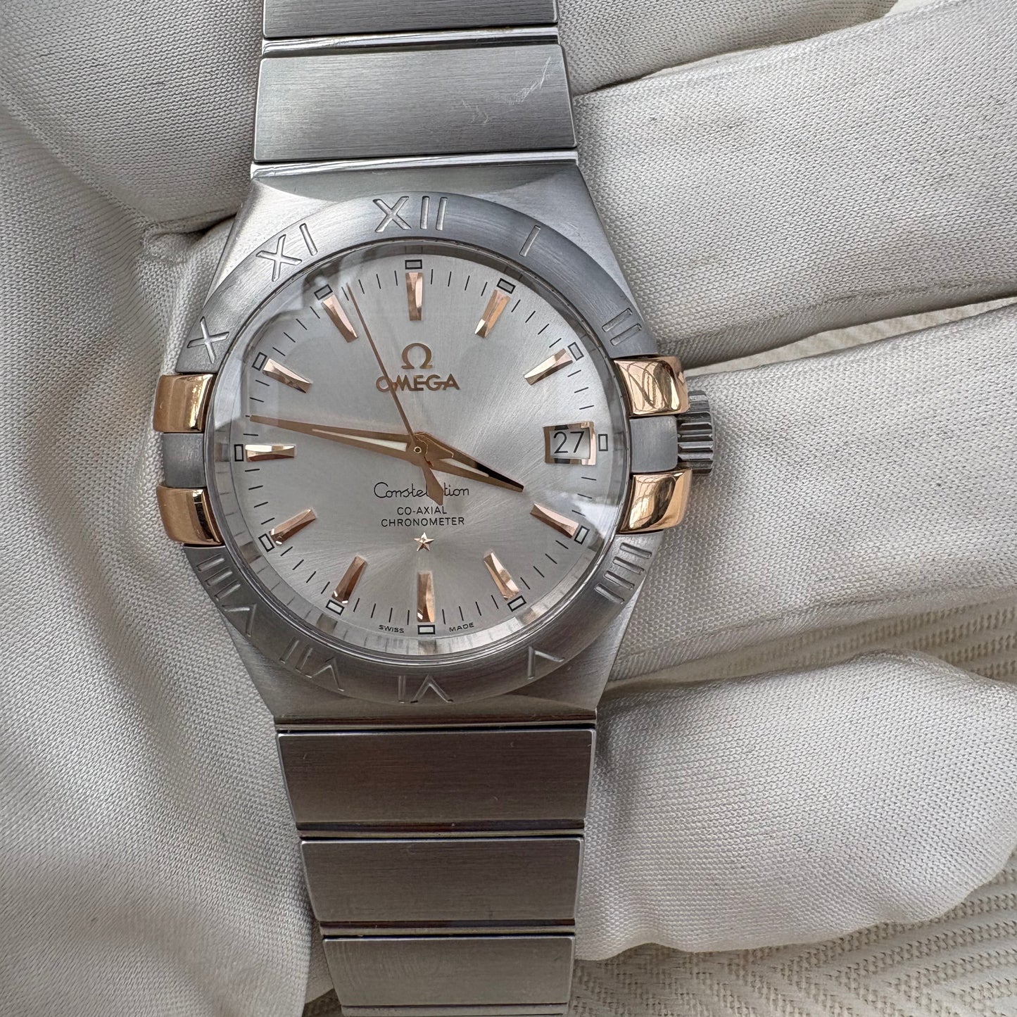 OMEGA CONSTELLATION CO-AXIAL AUTOMATIC PREOWNED SWISS WATCH