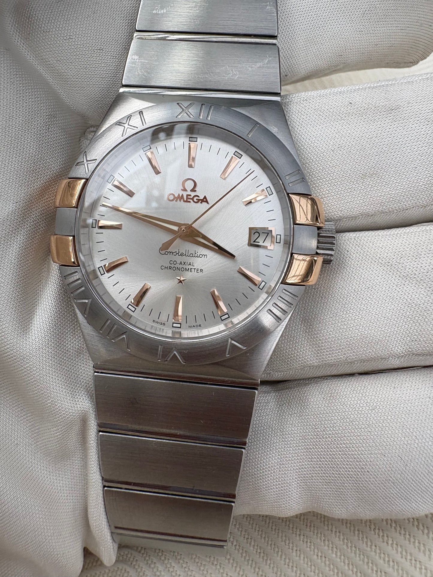 OMEGA CONSTELLATION CO-AXIAL AUTOMATIC PREOWNED SWISS WATCH