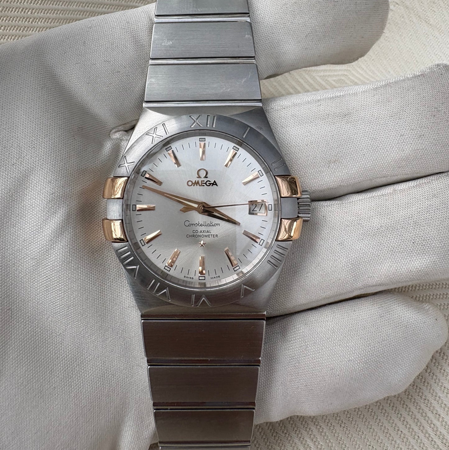 OMEGA CONSTELLATION CO-AXIAL AUTOMATIC PREOWNED SWISS WATCH