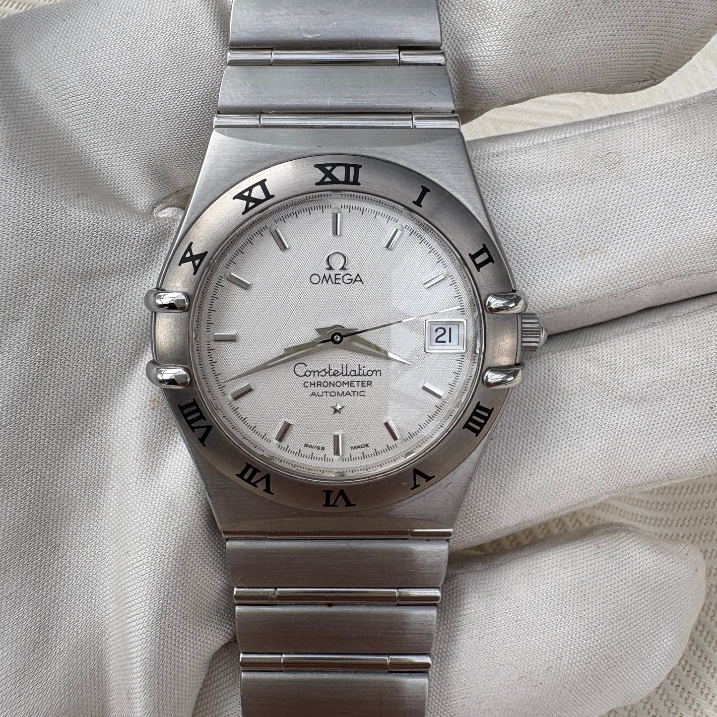 OMEGA CONSTELLATION AUTOMATIC CHRONOMETER FULL SET SWISS PREOWNED WATCH