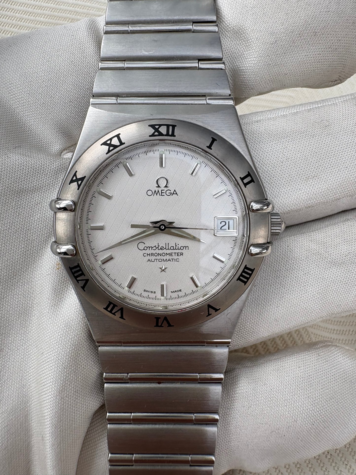 OMEGA CONSTELLATION AUTOMATIC CHRONOMETER FULL SET SWISS PREOWNED WATCH