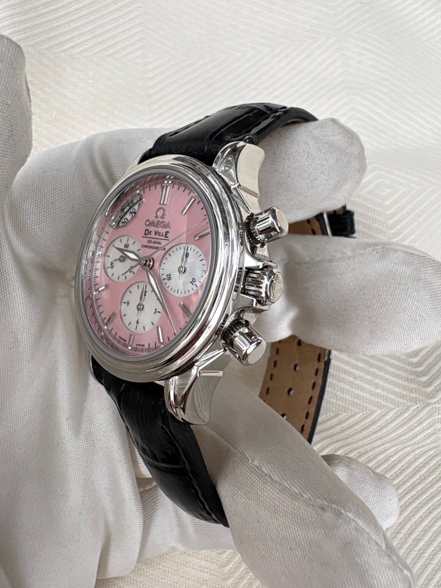 OMEGA DE VILLE AUTOMATIC CHRONOMETER CHRONOGRAPH PREOWNED SWISS WATCH