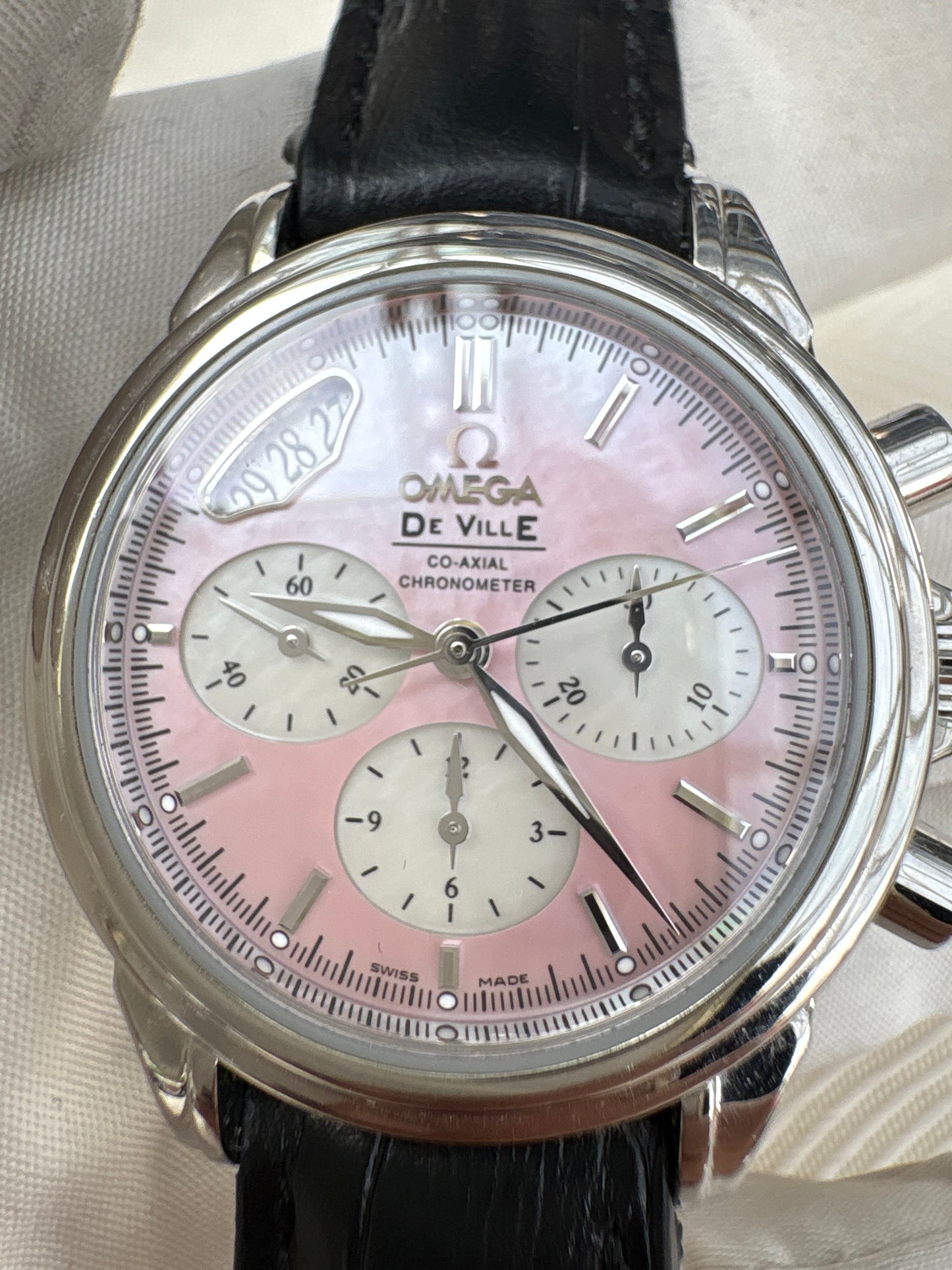 OMEGA DE VILLE AUTOMATIC CHRONOMETER CHRONOGRAPH PREOWNED SWISS WATCH