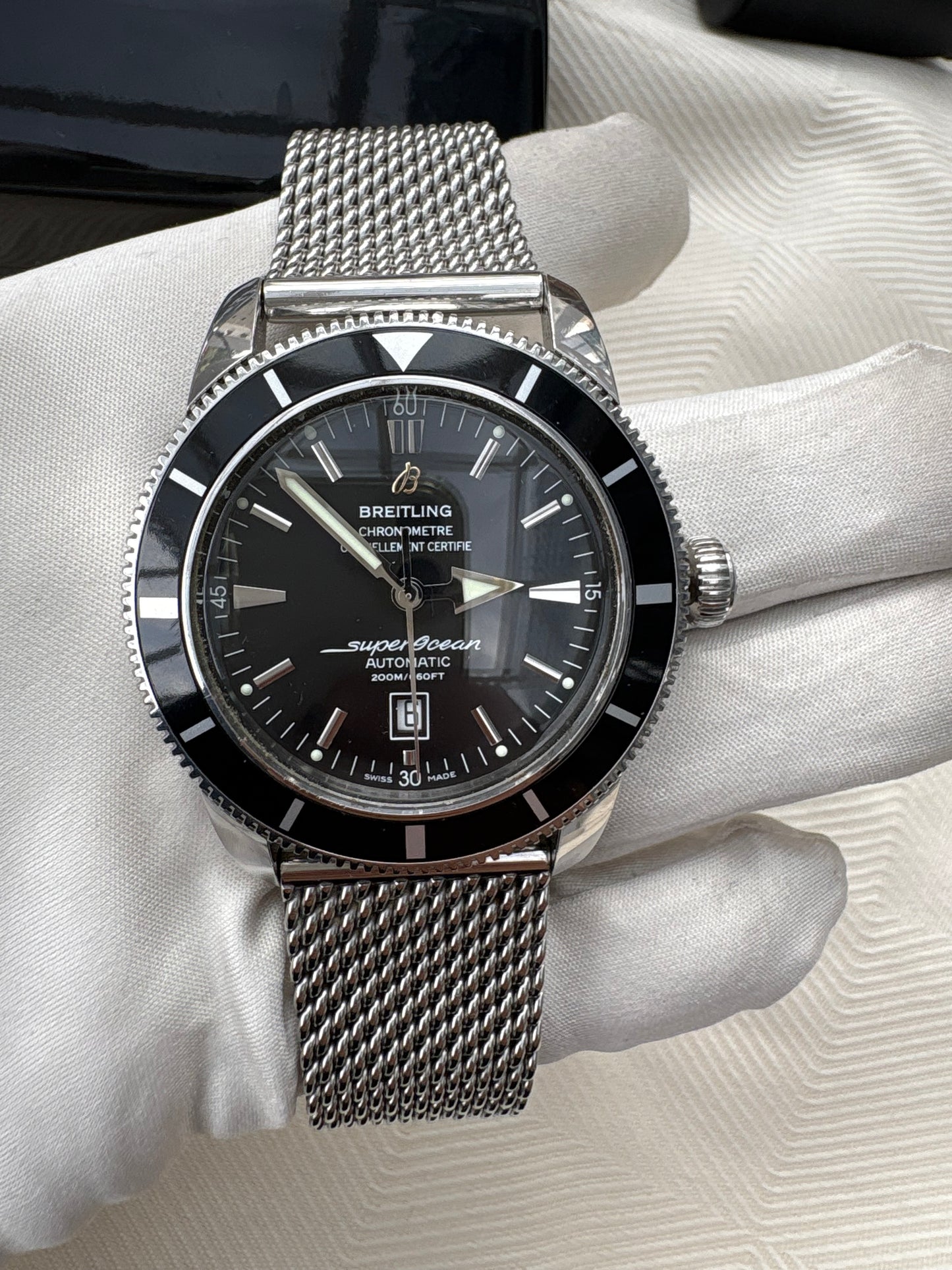 BREITLING SUPEROCEAN HERITAGE46 AUTOMATIC SWISS PREOWNED WATCH