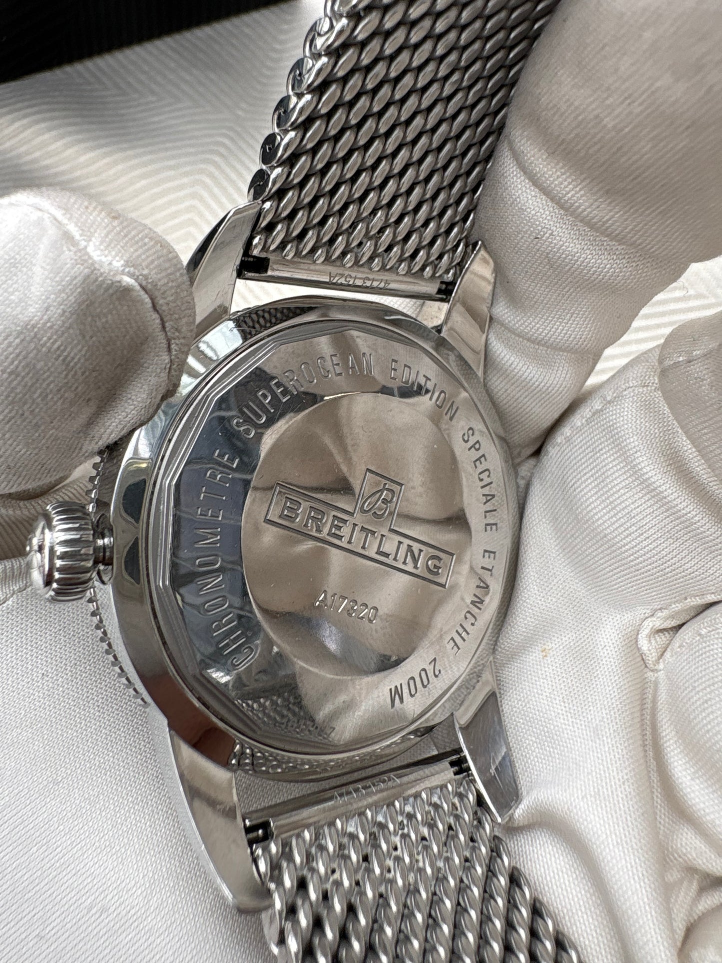 BREITLING SUPEROCEAN HERITAGE46 AUTOMATIC SWISS PREOWNED WATCH