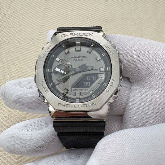 CASIO CASIOAK METAL G-SHOCK DIGITAL QUARTZ PREOWNED JAPAN WATCH