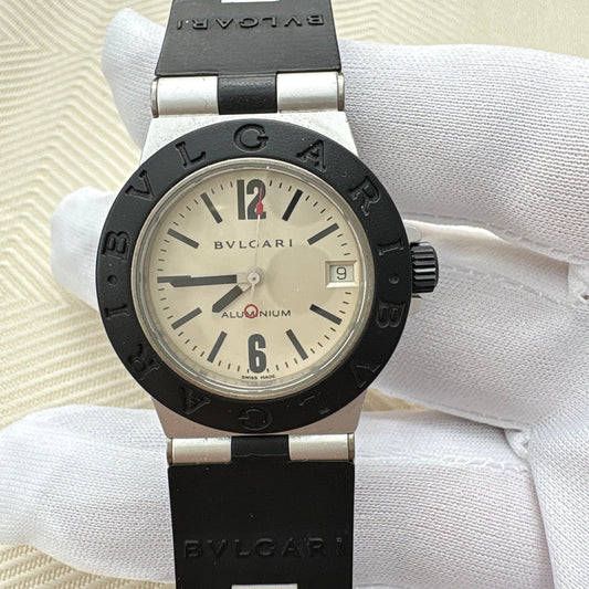 BVLGARI BULGARI ALUMINIUM UNISEX NEOVINTAGE 1990s SWISS QUARTZ PREOWNED WATCH