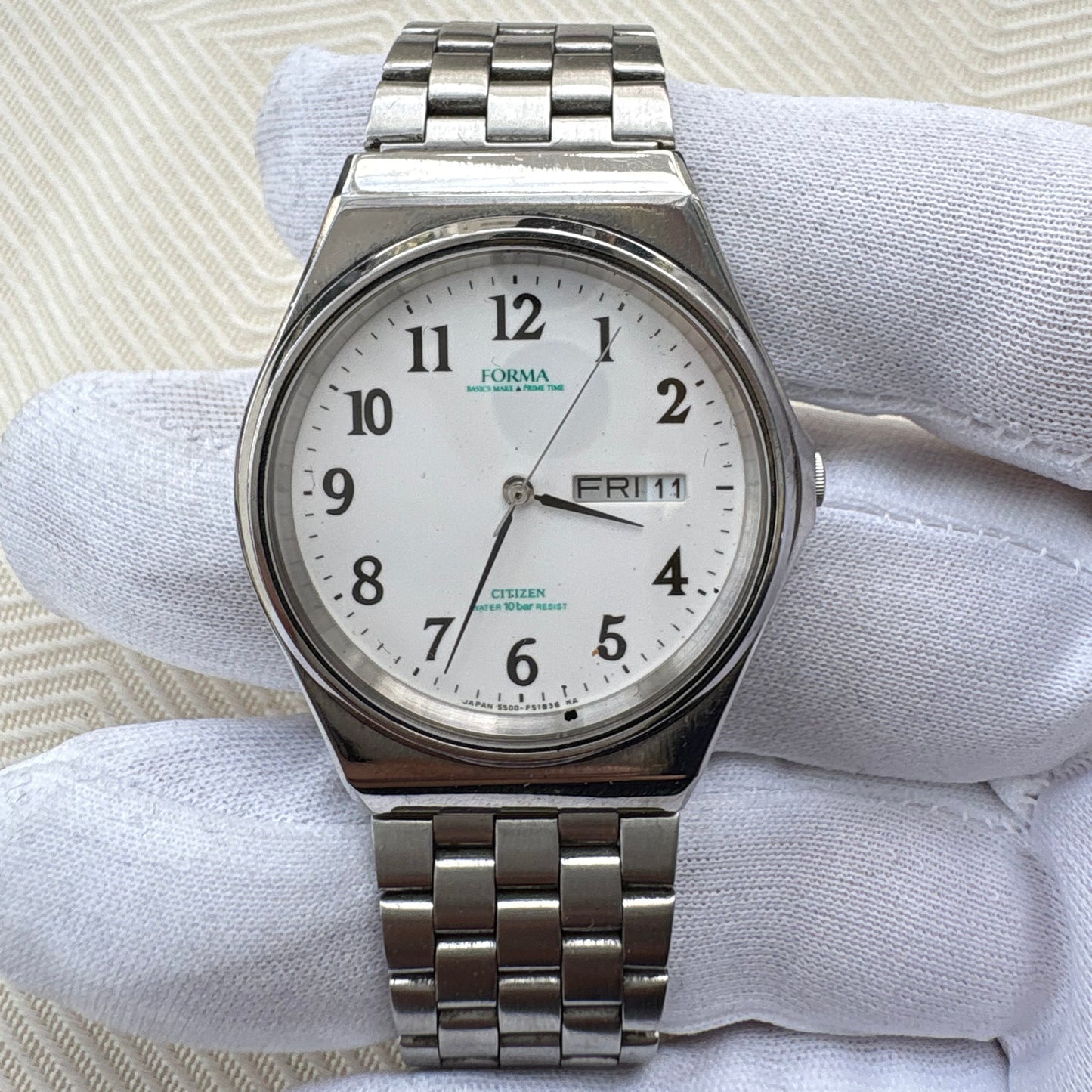 CITIZEN FORMA NEOVINTAGE 1990s QUARTZ PREOWNED JAPAN WATCH