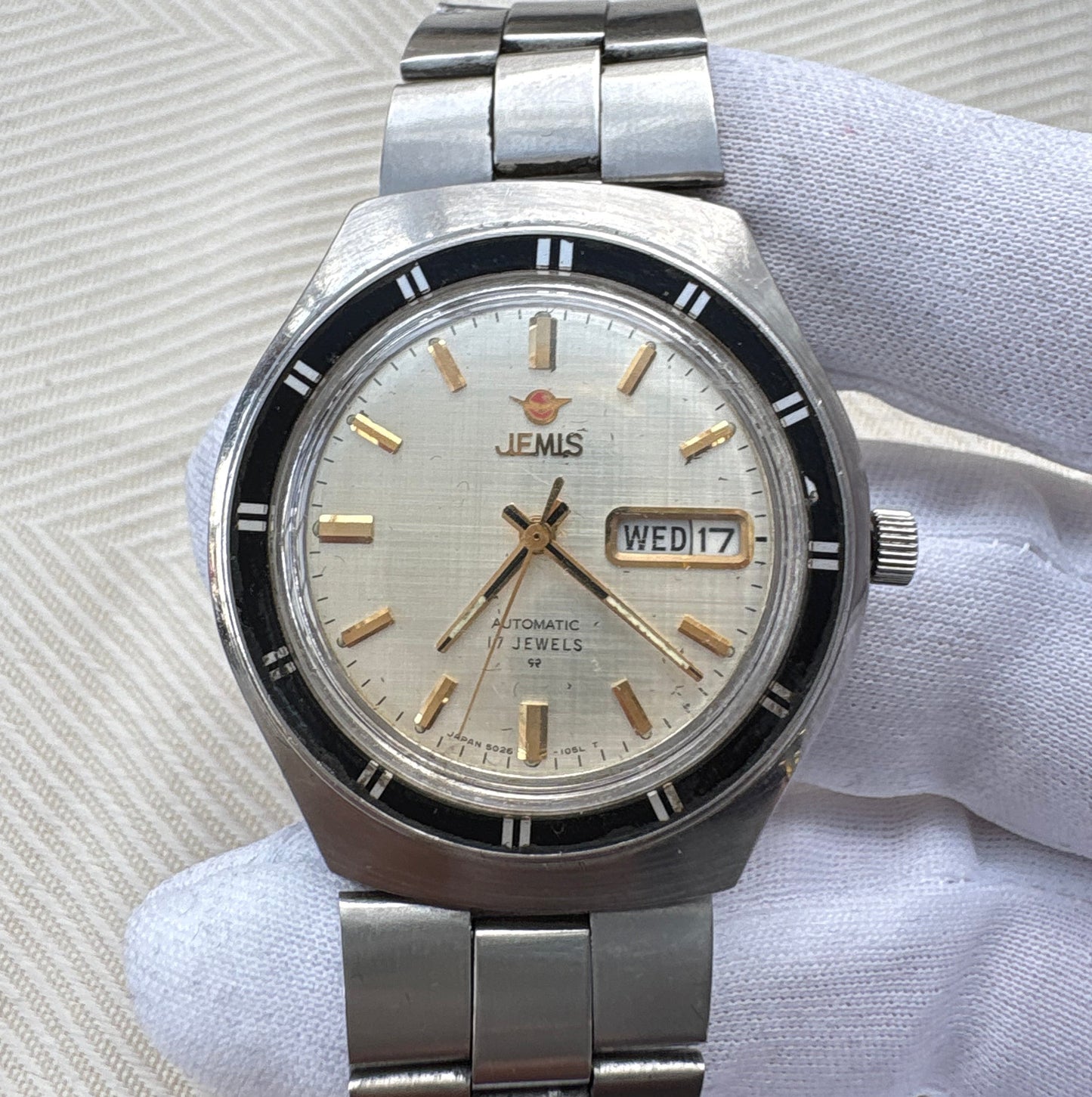 JEMIS VINTAGE 1970s AUTOMATIC SKIN DIVER PREOWNED JAPAN WATCH