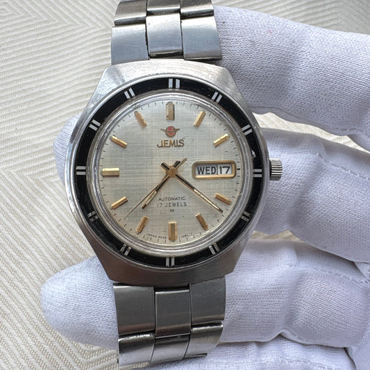JEMIS VINTAGE 1970s AUTOMATIC SKIN DIVER PREOWNED JAPAN WATCH