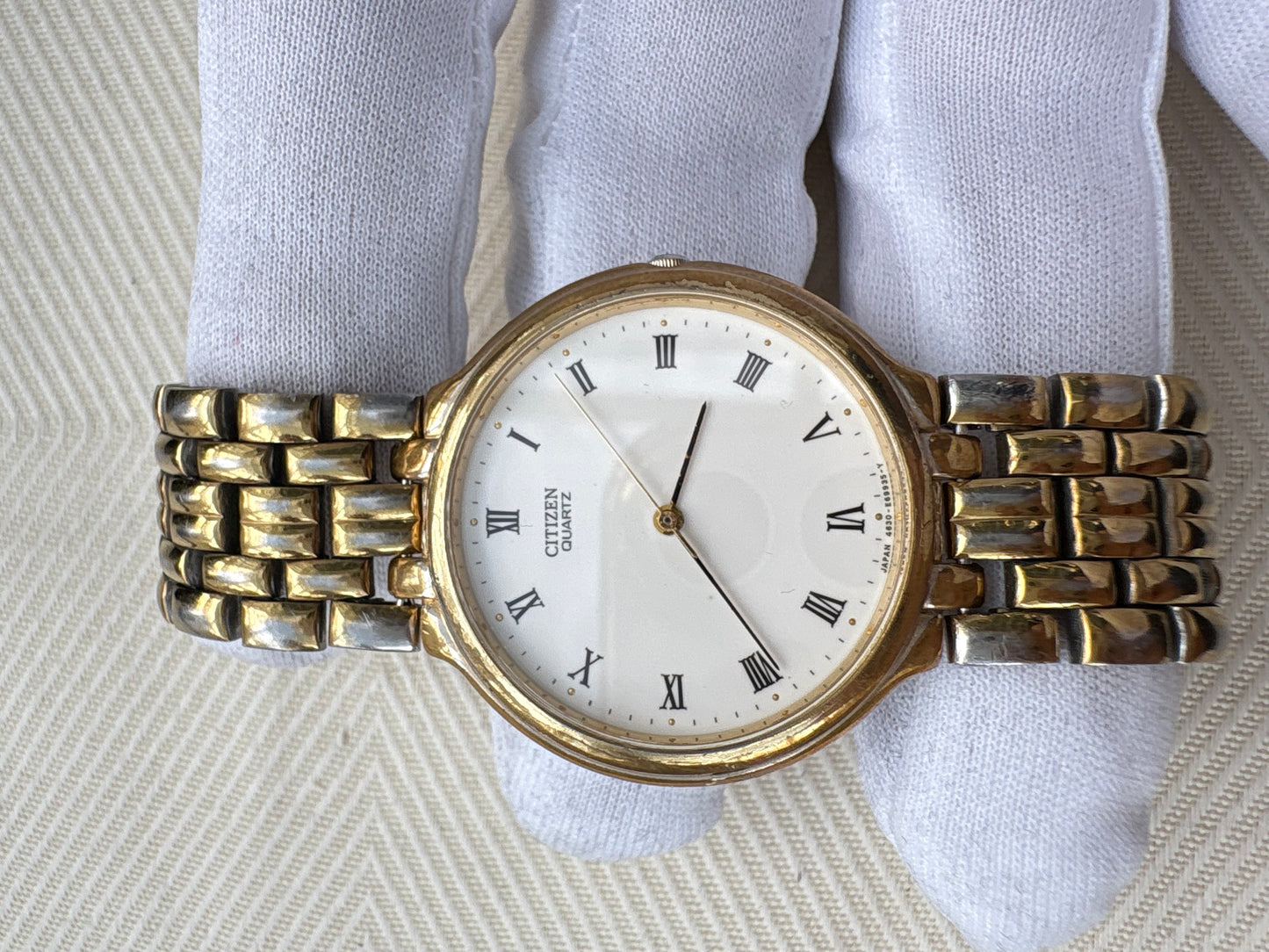 CITIZEN DRESS NEOVINTAGE 1990s GOLDPLATED QUARTZ JAPAN PREOWNED WATCH