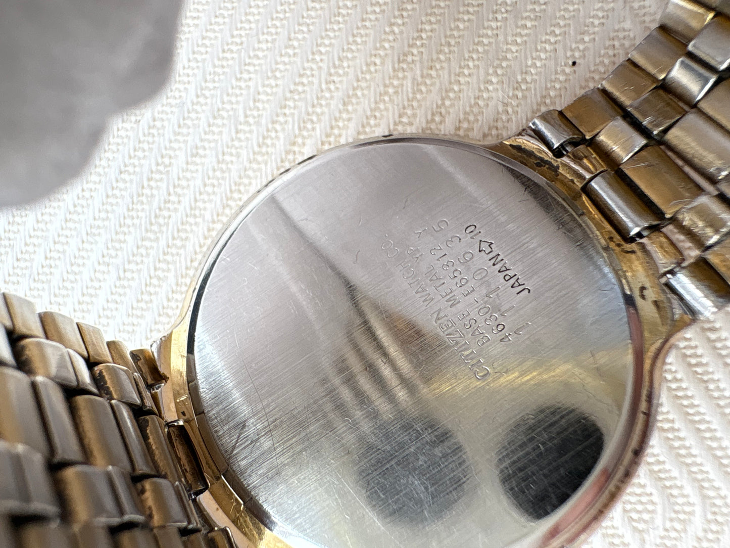 CITIZEN DRESS NEOVINTAGE 1990s GOLDPLATED QUARTZ JAPAN PREOWNED WATCH