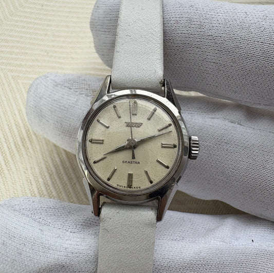 TISSOT SEASTAR LADY MANUEL WINDING SWORD HANDS 1960s SWISS PRE-OWNED WATCH