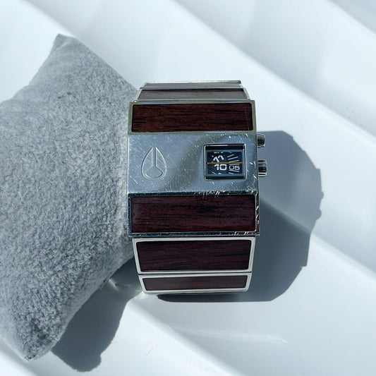 NIXON THE ROTOLOG STEEL QUARTZ JAPAN PRELOVED WATCH