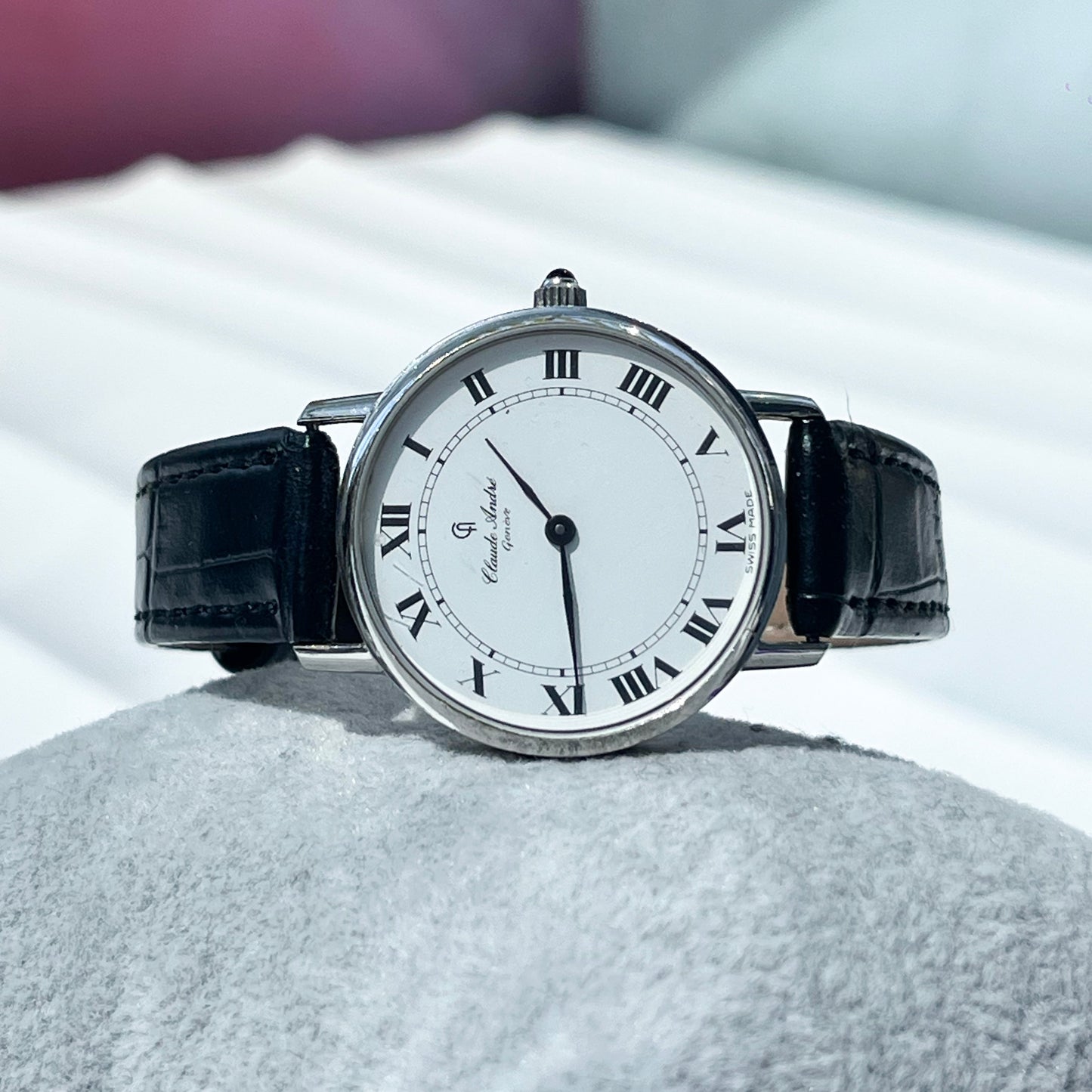 CLAUDE ANDRÉ STEEL SWISS QUARTZ PRELOVED WATCH