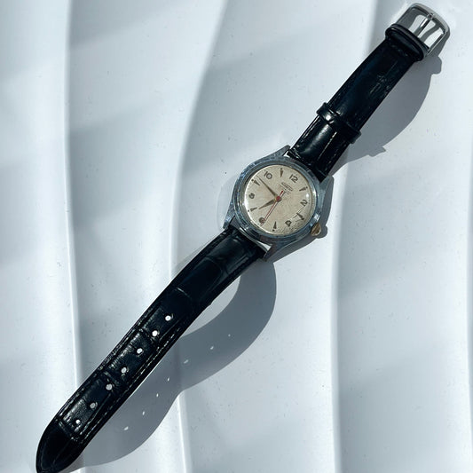 AUREOLE INCABLOC STEEL MANUAL WINDING SWISS PRELOVED WATCH