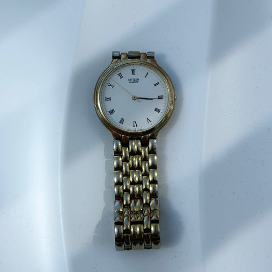 CITIZEN GOLD PLATED JAPAN QUARTZ PRELOVED WATCH