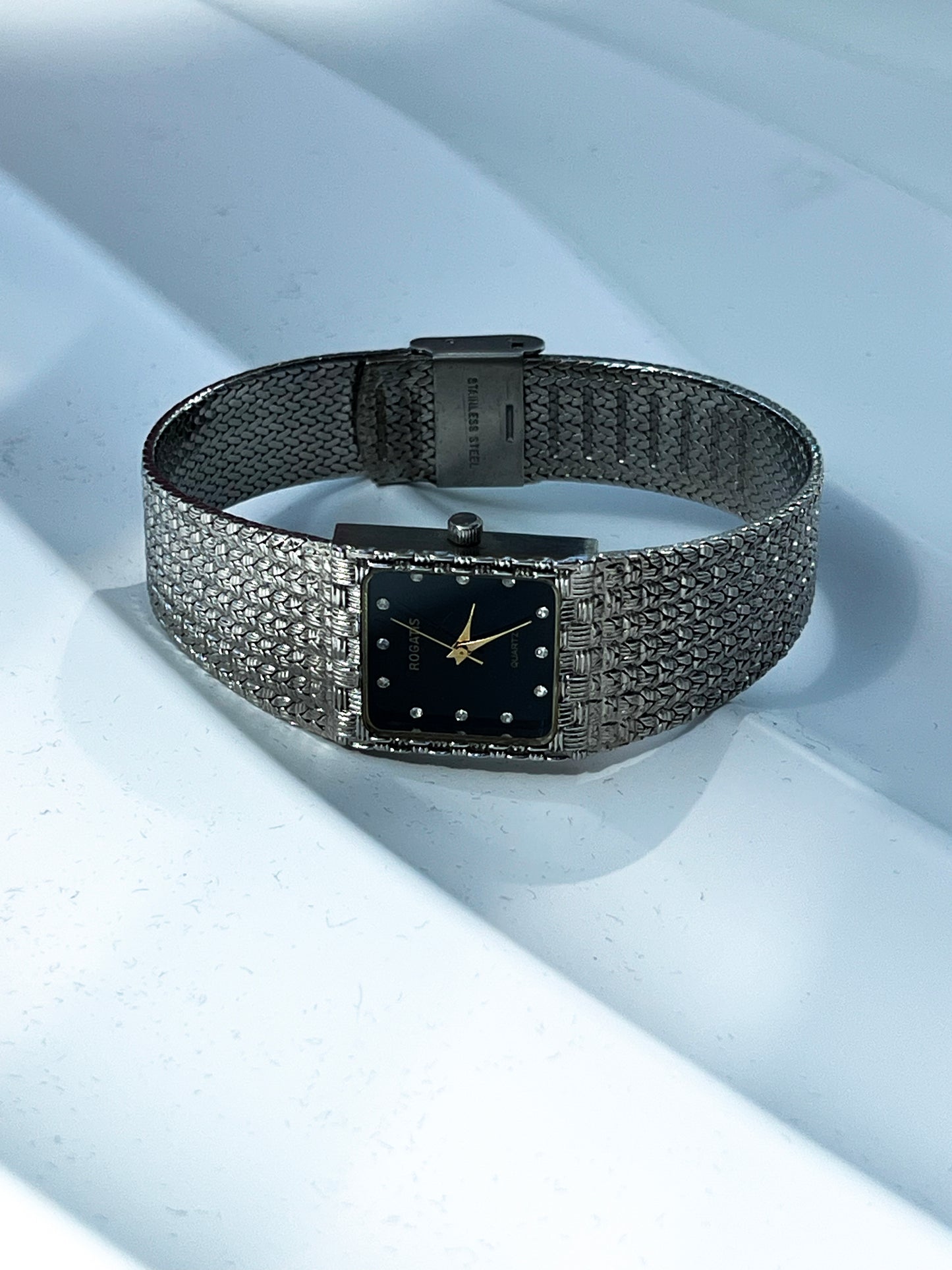 ROGATIS STEEL QUARTZ PRELOVED WATCH