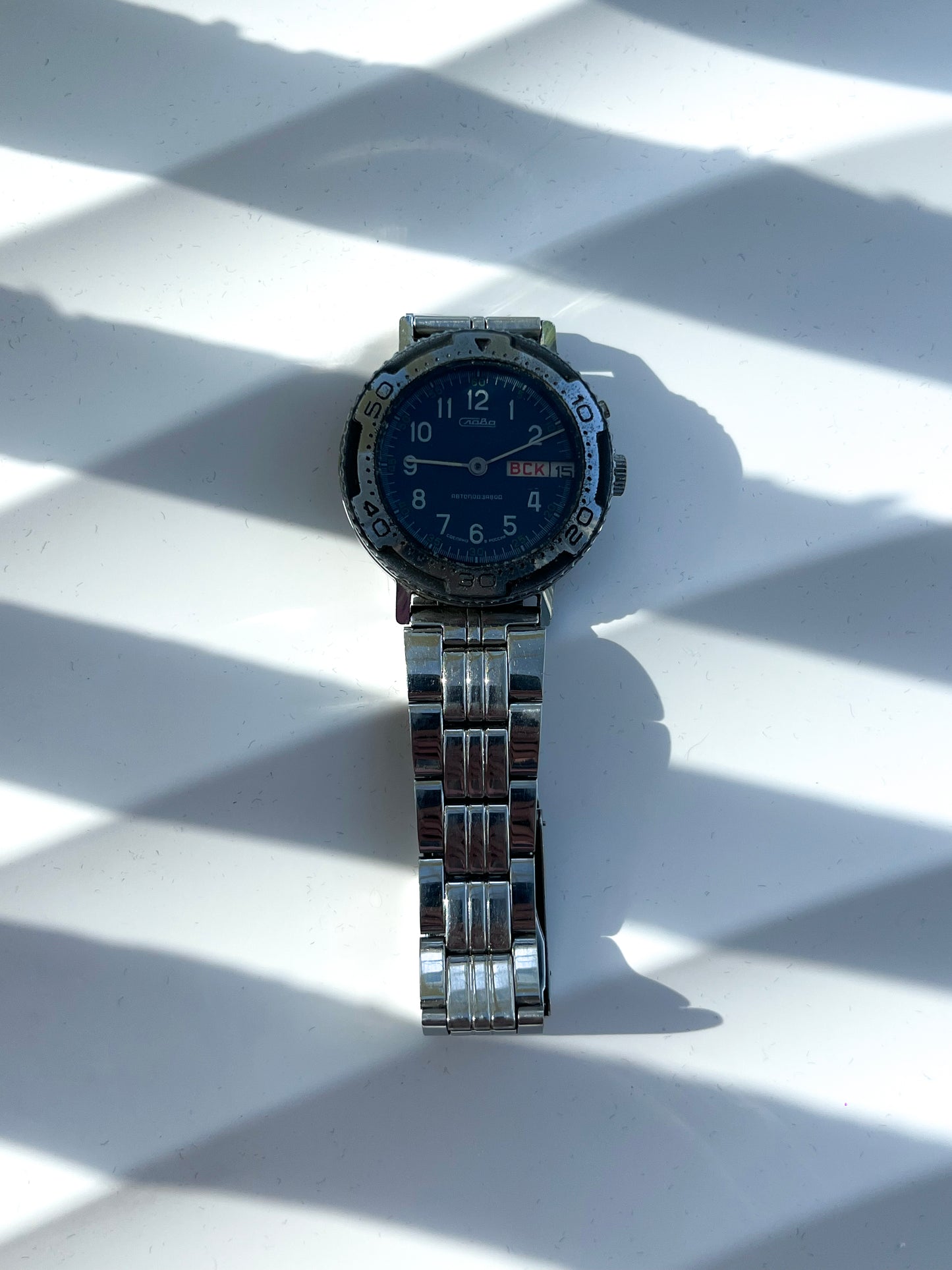 SLAVA STEEL MANUAL USSR PRELOVED WATCH