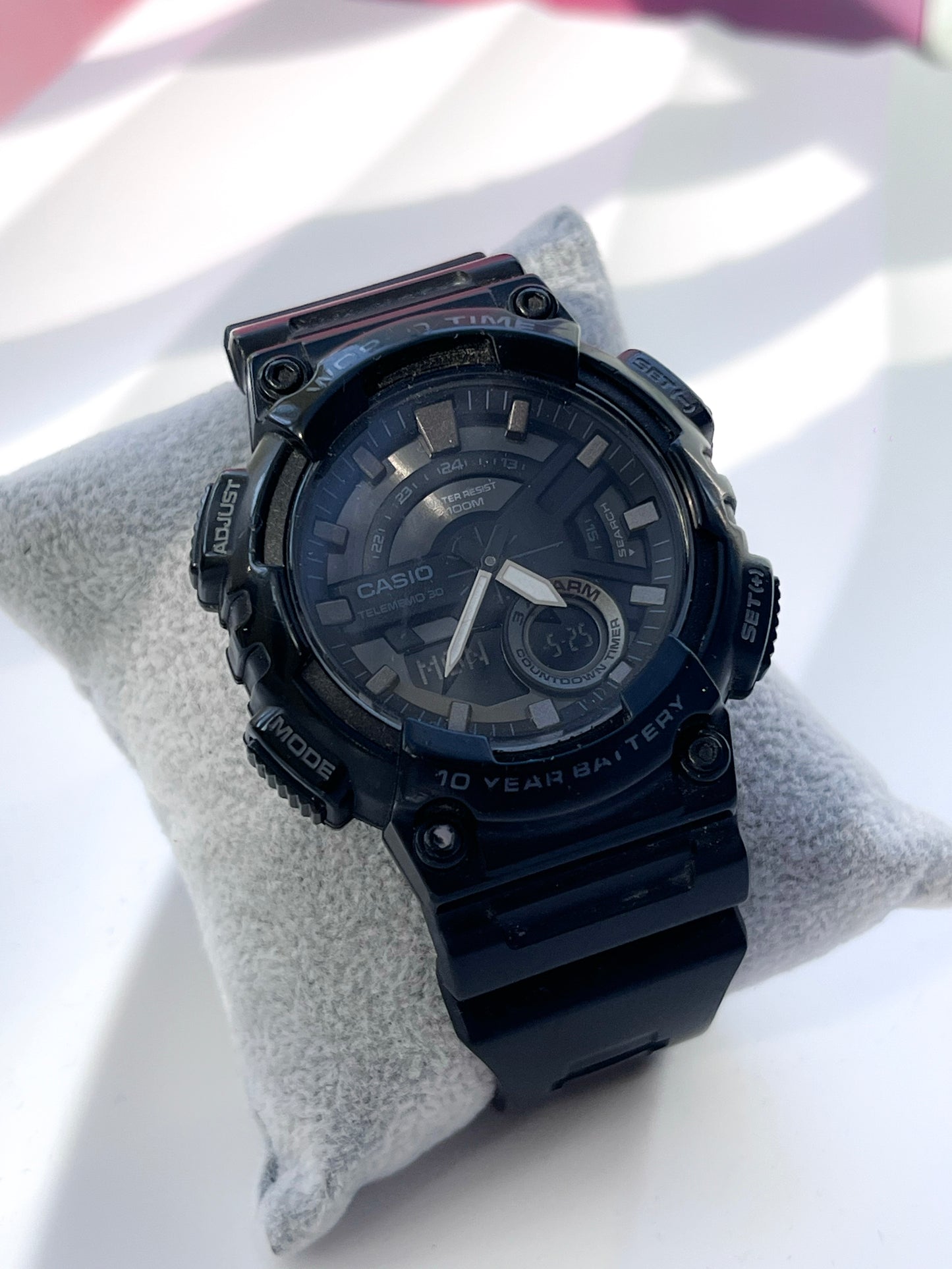 CASIO RESIN JAPAN QUARTZ PRELOVED WATCH