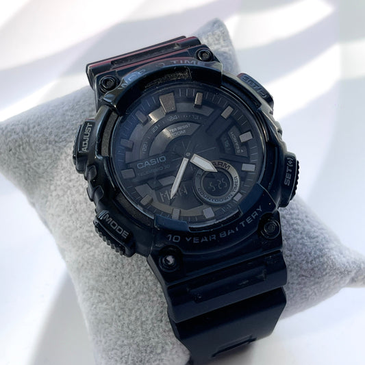 CASIO TELEMEMO 30 RESIN QUARTZ JAPAN PRELOVED WATCH