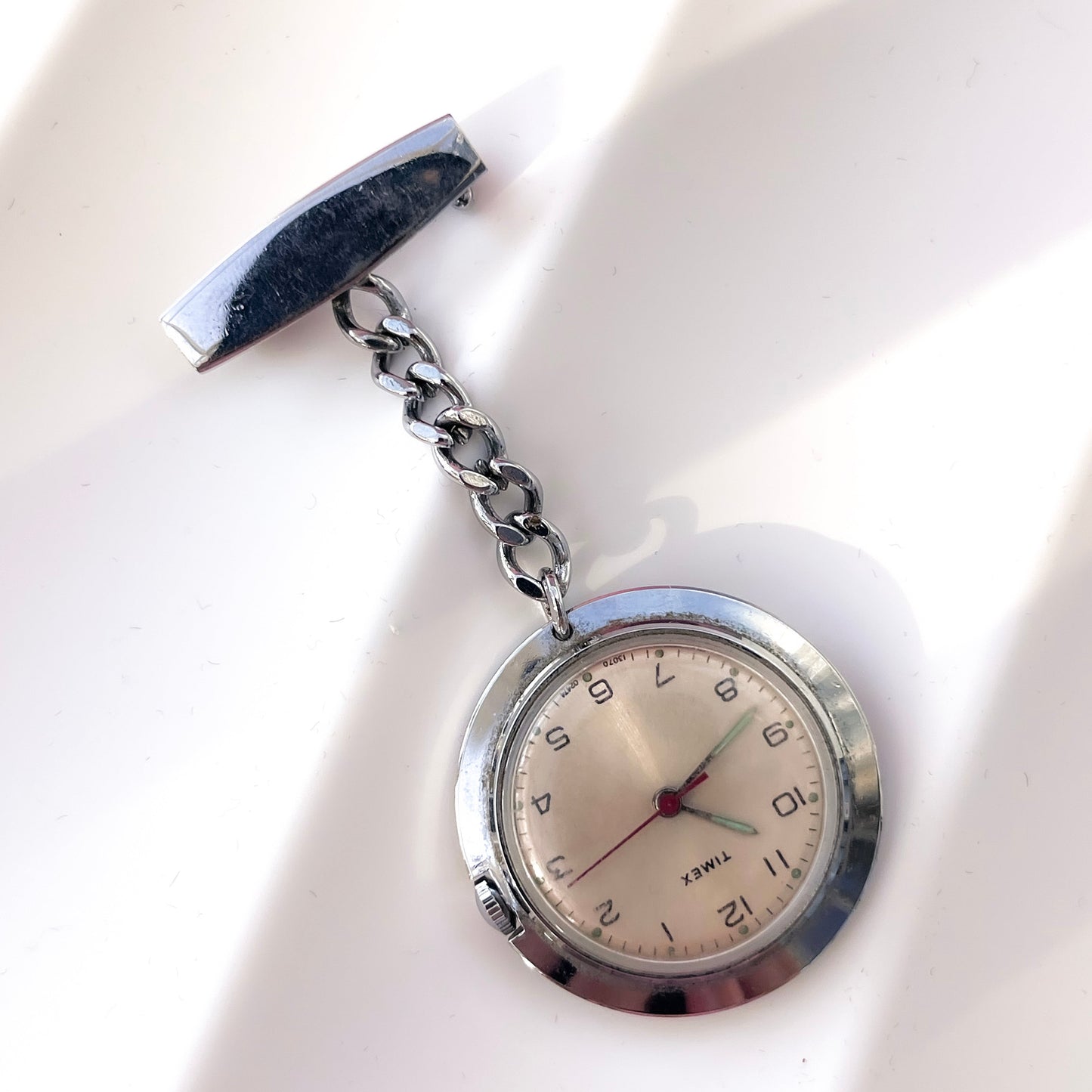 TIMEX STEEL MANUAL USA PRELOVED NURSE FOB WATCH