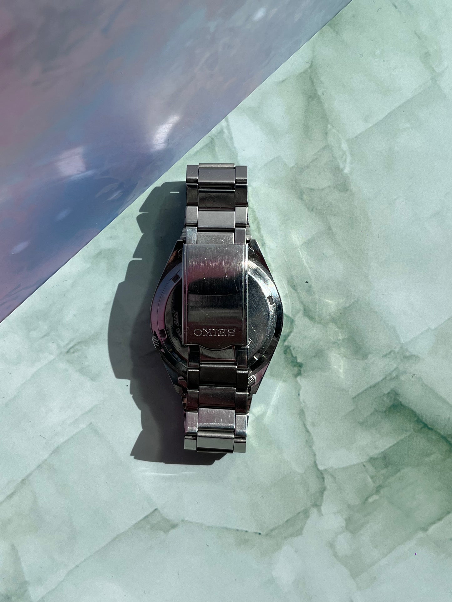 SEIKO 5 STEEL AUTOMATIC 1980S JAPAN PRELOVED WATCH