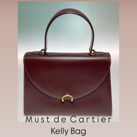 Cartier Must de Ladies Vintage Leather Bag
