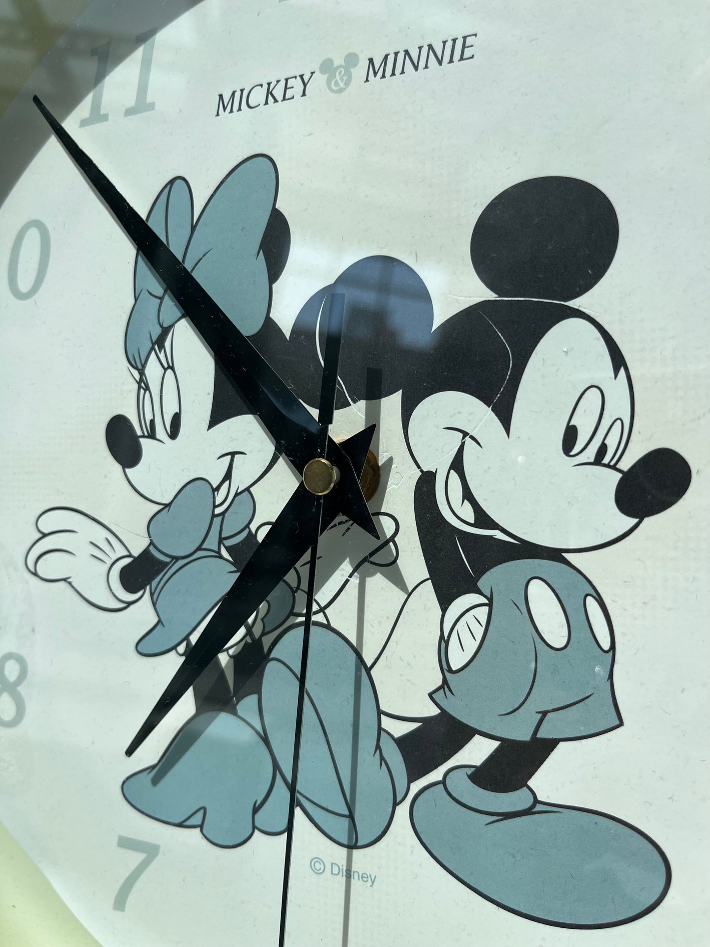 MICKEY & MINNIE DESK CLOCK QUARTZ FASHION PRELOVED CLOCK