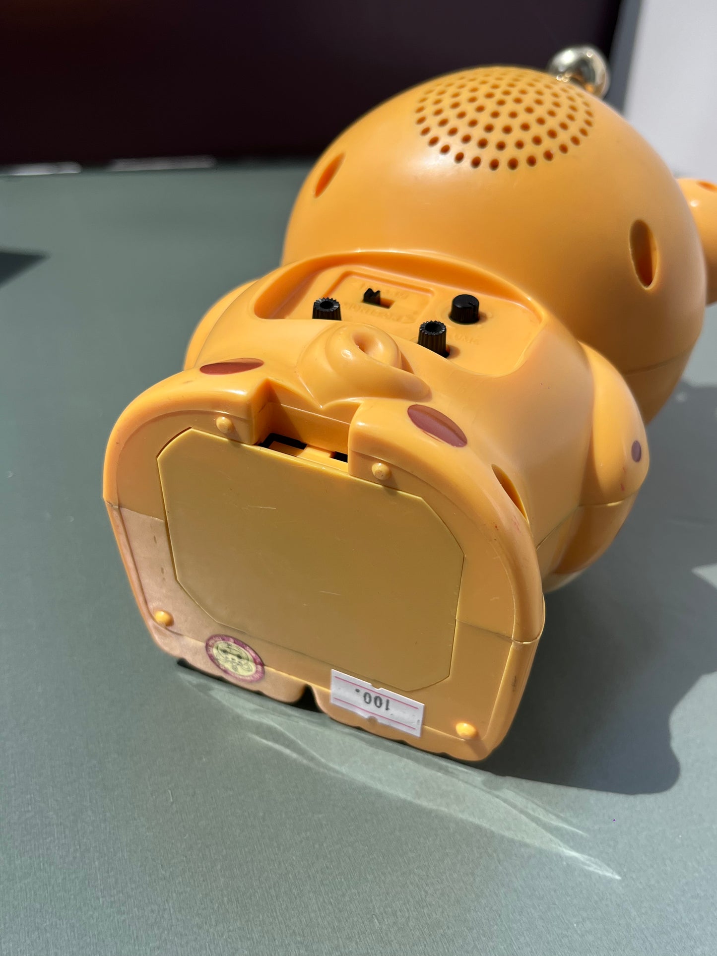 RHYTHM BOOSKA GIRAFFE ALARM CLOCK QUARTZ JAPAN PRELOVED TALKING CHARACTER CLOCK