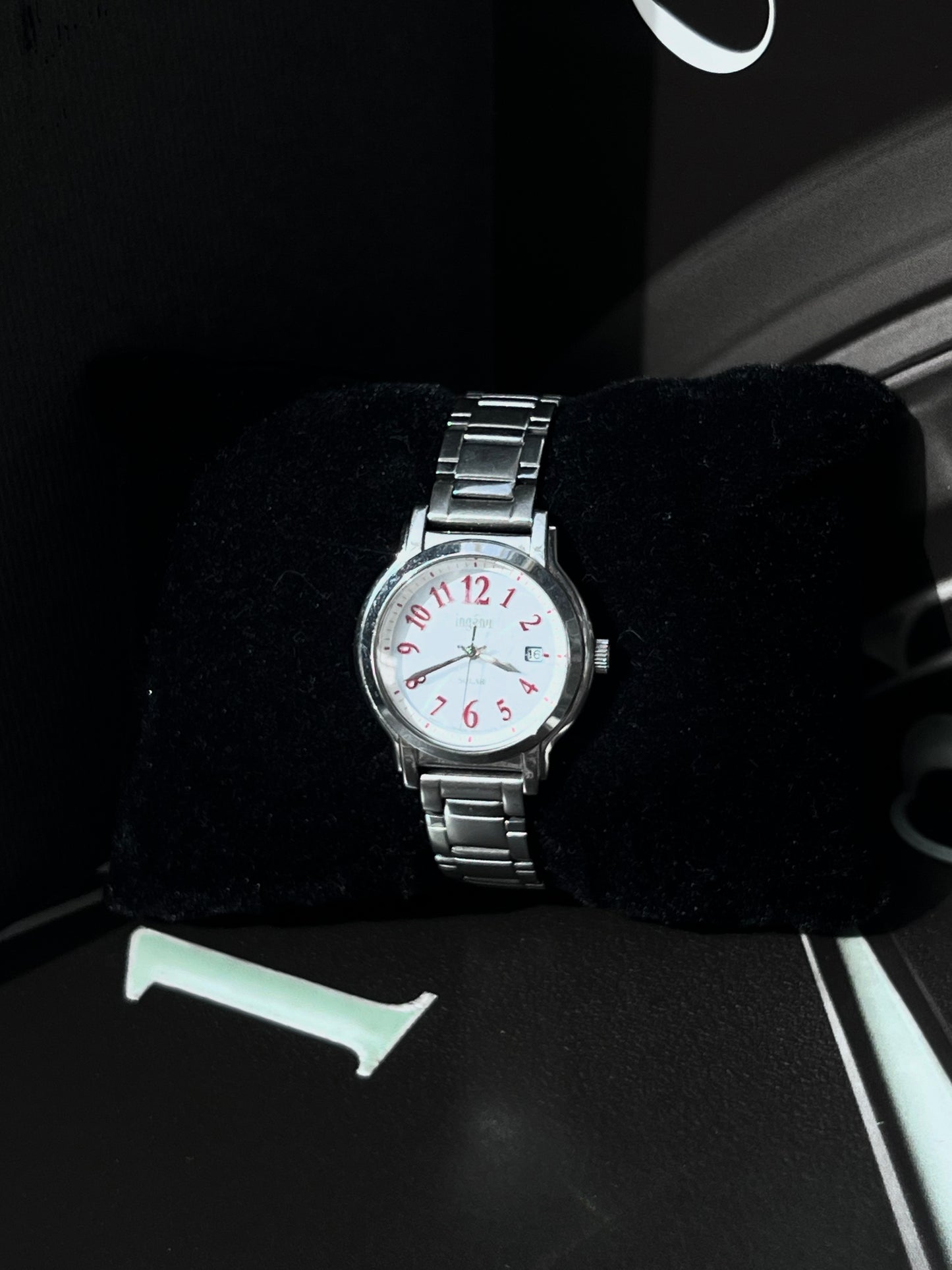 INGENU SOLAR STEEL JAPAN QUARTZ PRELOVED WATCH