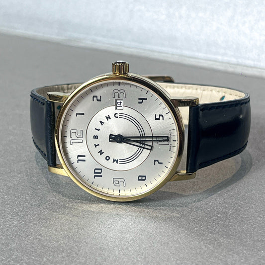 MONTBLANC SUMMIT GOLD PLATED SWISS QUARTZ PRELOVED WATCH