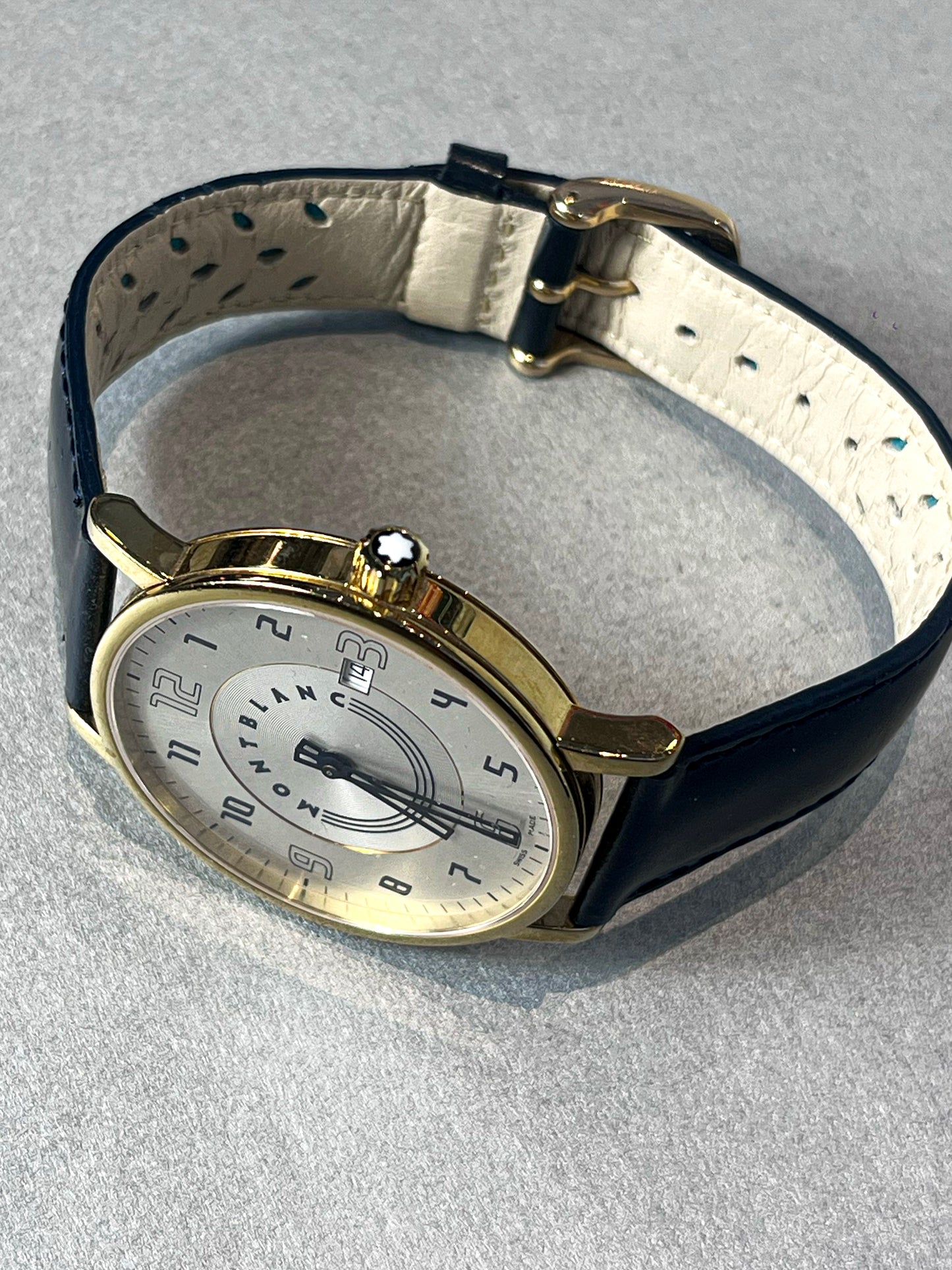 MONTBLANC SUMMIT GOLD PLATED SWISS QUARTZ PRELOVED WATCH