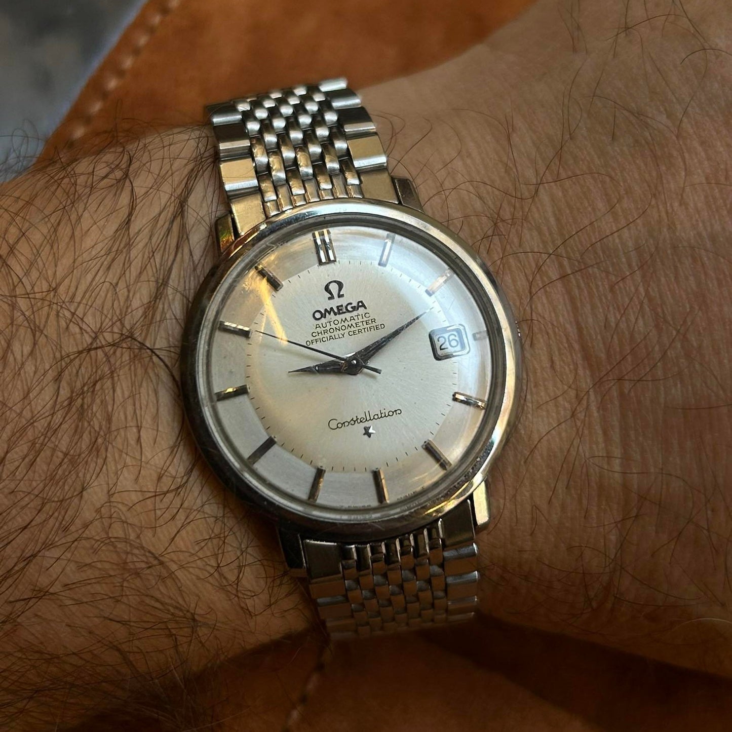 OMEGA PIEPAN AUTOMATIC CONSTELLATION CHRONOMETER 1960s SWISS